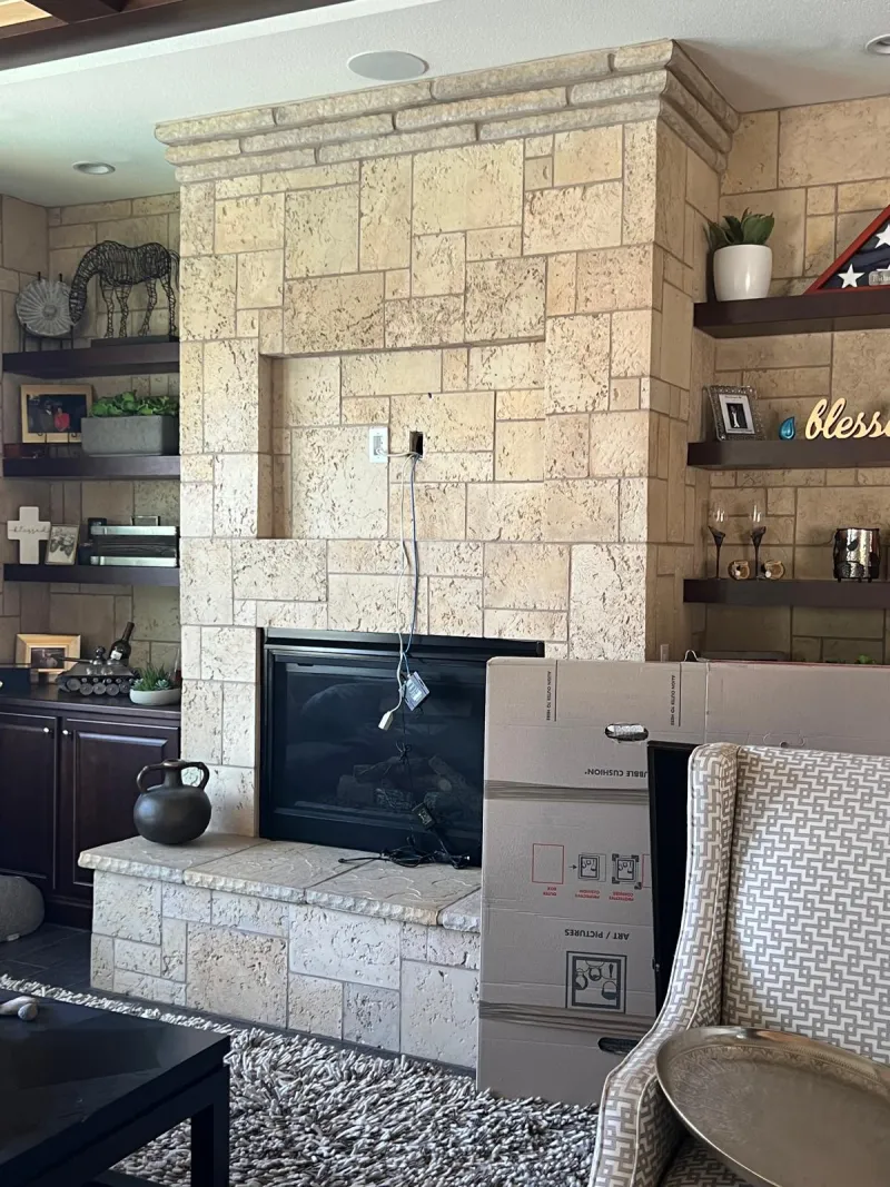 Card Home 2 Fireplace — Vegas Pro Handyman, Las Vegas NV